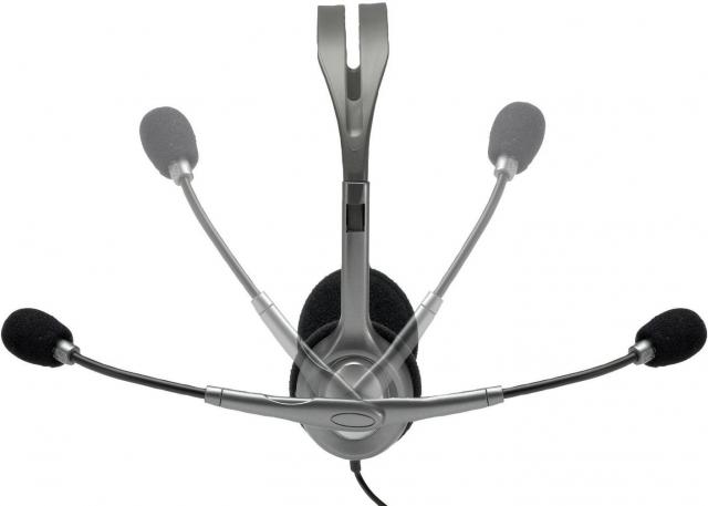 Стерео Слушалки с микрофон Logitech H110 