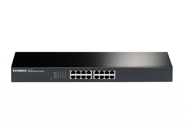 Switch EDIMAX GS-1016, 16 Ports, Gigabit, Rack-mount 