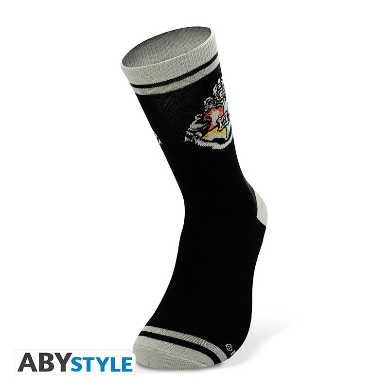 Чорапи ABYSTYLE HARRY POTTER Black & Grey Hogwarts