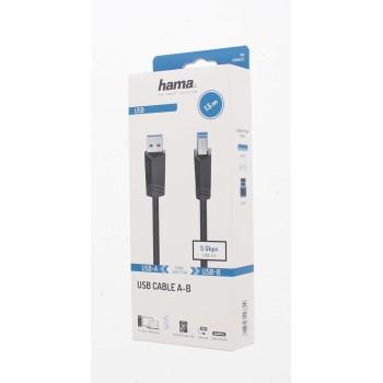 Cable USB 3.0 A Plug - B Plug, 1.5 m, 1 Star, Shielded 