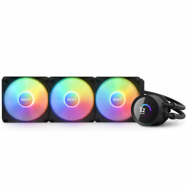 AIO Liquid Cooler NZXT Kraken 360 RGB Black, LCD Display 