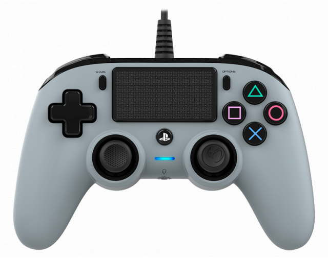 Wired Gamepad Nacon Wired Compact Controller, Silver 