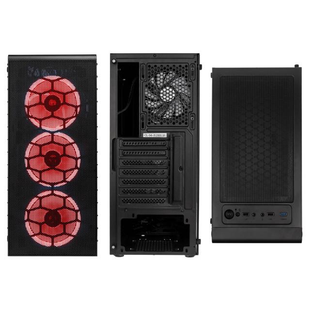 Case Kolink Observatory Lite Mesh RGB Mid-Tower, Black 