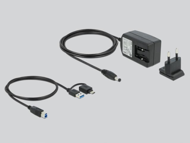 Delock USB Docking Station Dual HDMI Full-HD / USB 3.2 / LAN / Audio 