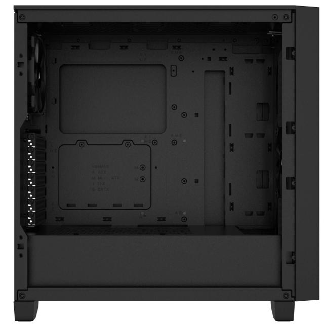 Кутия Corsair 3000D Airflow Mid Tower, Tempered Glass, Черна 