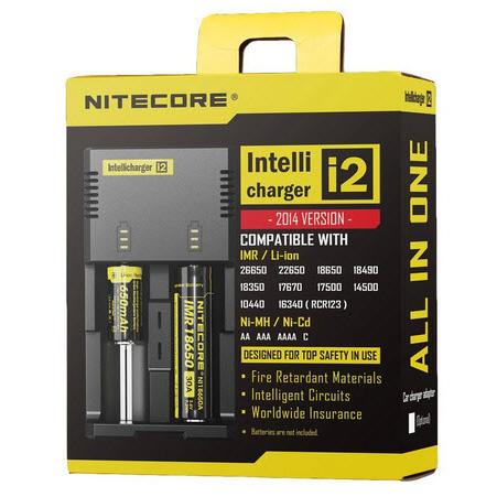 Зарядно у-во NITECORE i2, Universal Charger, LiIon & NIMH, 18650, CR123, AA, AAA, C, D 