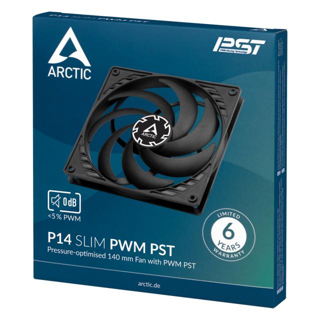 Fan ARCTIC P14 SLIM PWM PST 