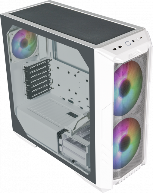 Case Cooler Master HAF 500 - White 