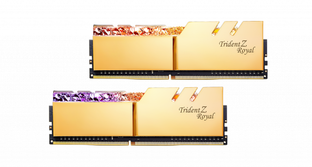 Памет G.SKILL Trident Z Royal 16GB(2x8GB) DDR4 PC4-25600 3200MHz CL16 F4-3200C16D-16GTRG 