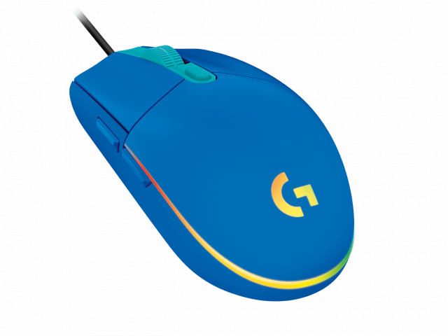 Gaming Mouse Logitech, G102 LightSync, RGB, Optical, Wired, USB, Blue 