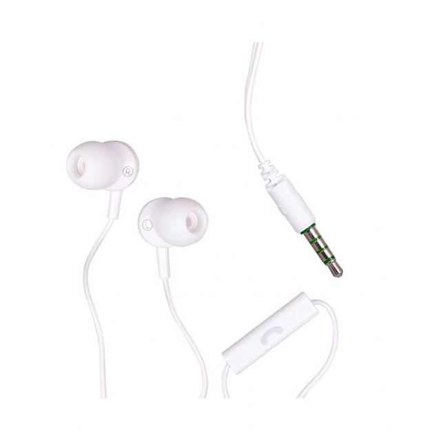 Слушалки с микрофон MAXELL EB-875 Ear BUDS, тапи, бели