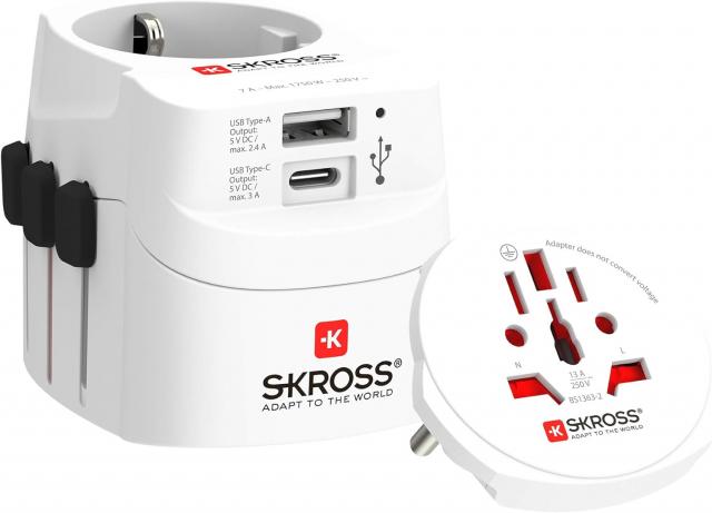 World Adapter SKROSS PRO Light USB, 1.302472, World 