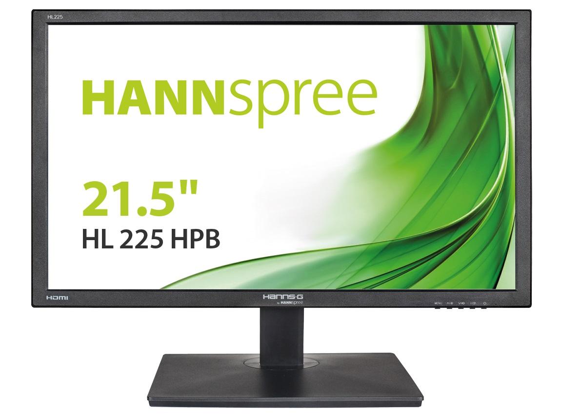 Монитор HANNSPREE HL225HPB, LED, 21.5 inch, Wide, Full HD, D-Sub,HDMI, Черен