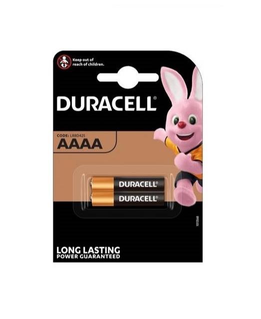 Алкална батерия  1.5V AAAA LR61- 2бр. в опаковка DURACELL 