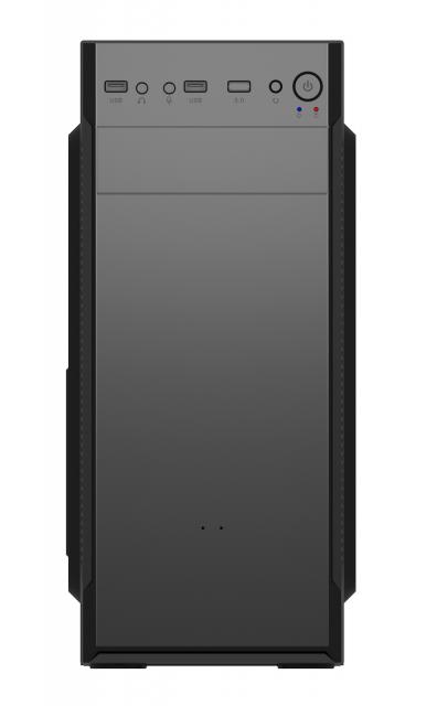Кутия FSP CMT160 ATX Mid Tower, Черна 