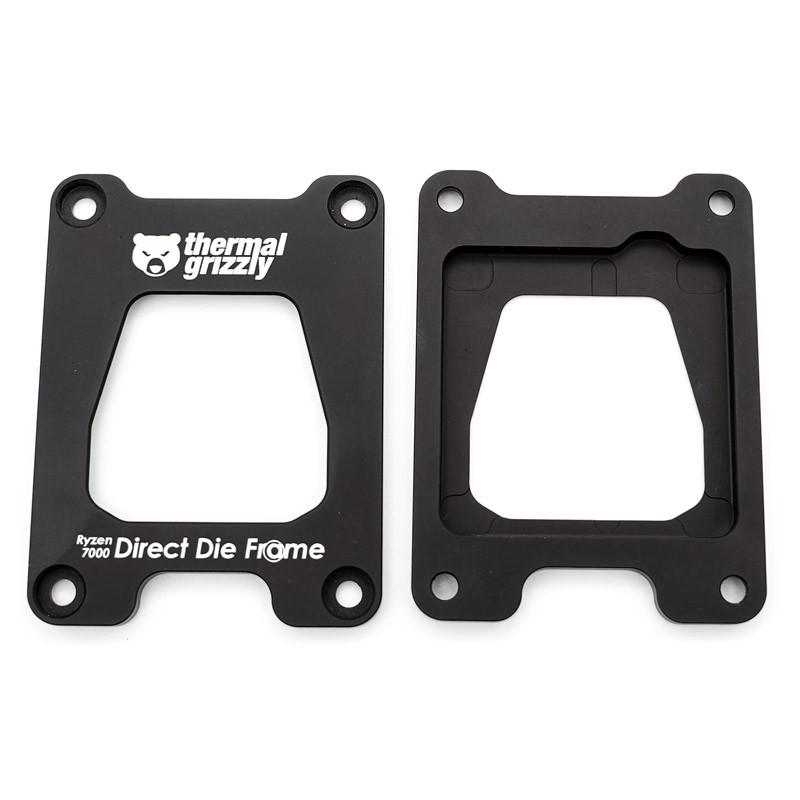 Монтажна рамка Thermal Grizzly Ryzen 7000 Direct Die Frame, Алуминий, Черен