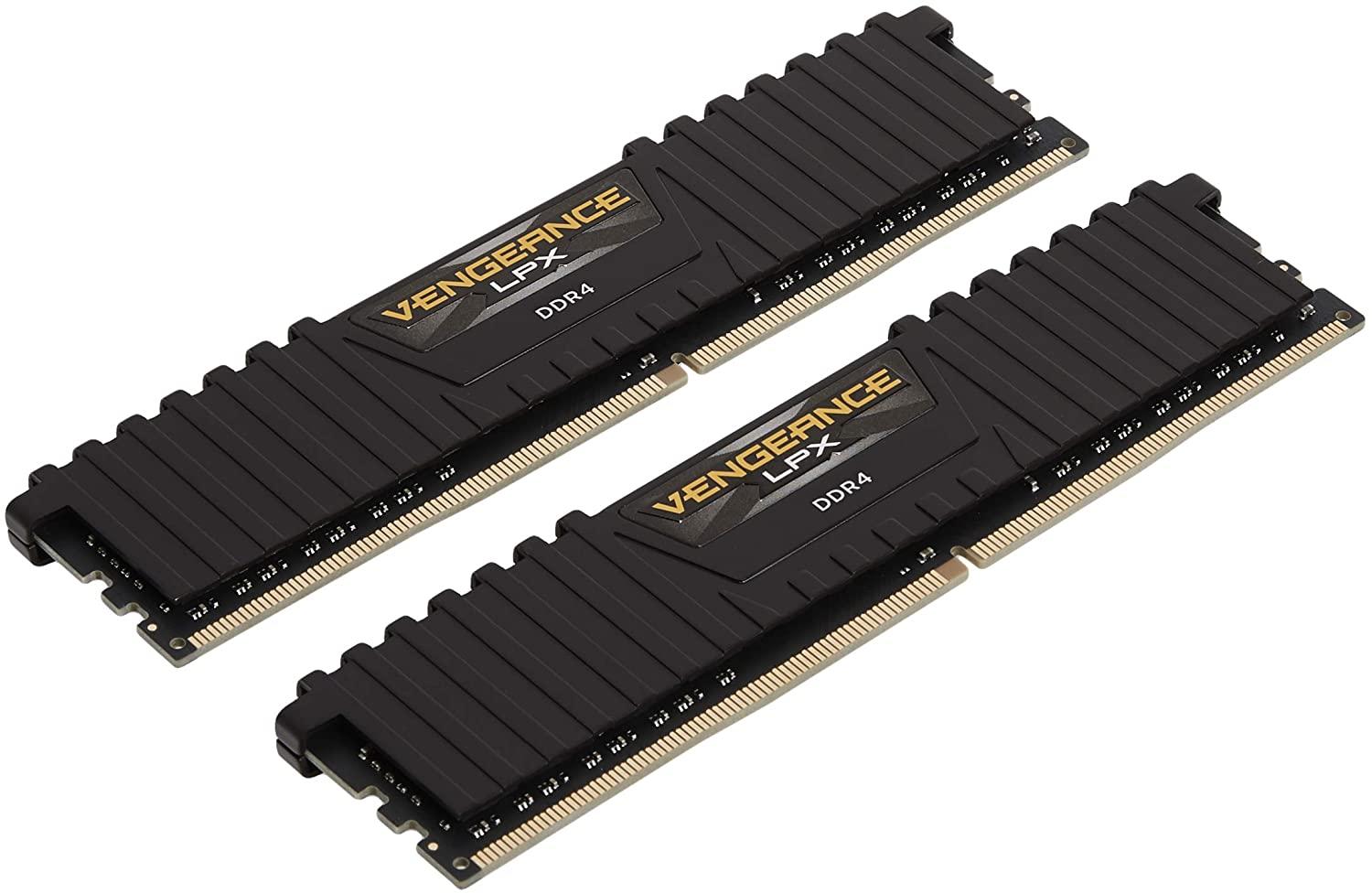 Памет CORSAIR VENGEANCE LPX, 16GB (2 x 8GB), DDR4, 3200MHz, Black