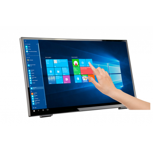 Touchscreen Monitor HANNSPREE HT248PPB, LED, 23.8 inch, Wide, Full HD, D-Sub, HDMI, DP, Black