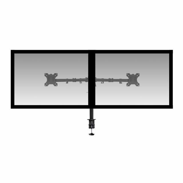 Monitor desk mount, 2 screens up to 32", VESA 