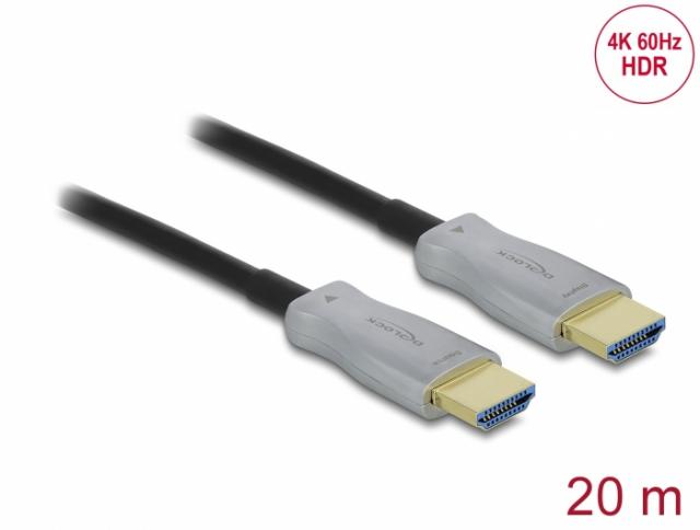 Delock Active Optical Cable HDMI 4K 60 Hz 20 m 