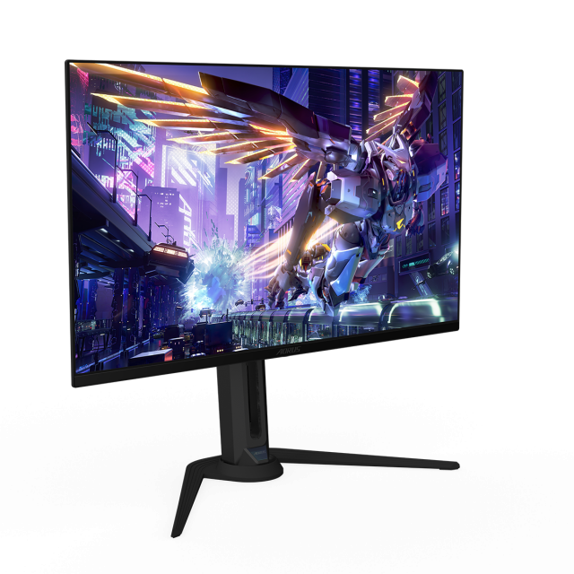 Гейминг монитор GIGABYTE AORUS FO32U2P, 31.5" QD-OLED, 4K UHD, 240Hz, 0.03ms, DP 2.1 UHBR20, Vesa ClearMR 13000, HDR 400, KVM 