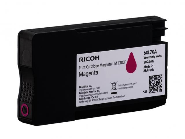 Касета с мастило RICOH IJM C180F, 1600 копия, Magenta 