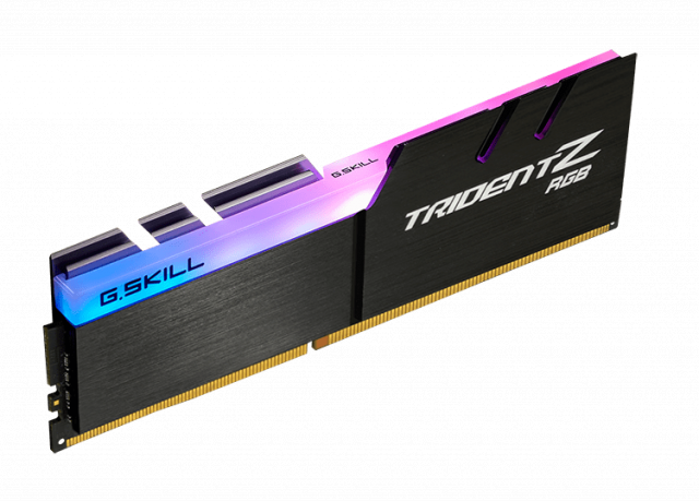 Memory G.SKILL Trident Z RGB 32GB(2x16GB) DDR4, 3600MHz F4-3600C17D-32GTZR 