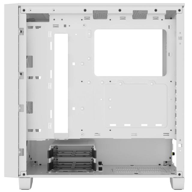 Case Corsair 3000D RGB Airflow Mid Tower, White 