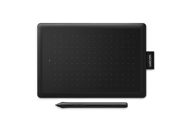 Графичен таблет One by Wacom Medium, Черен 