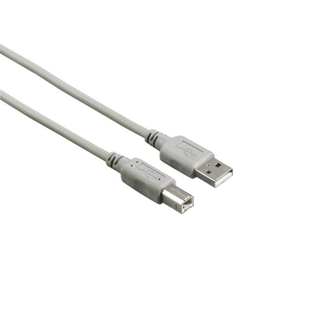 Кабел HAMA 200900 USB-A мъжко - USB-B мъжко, 1.5 м 