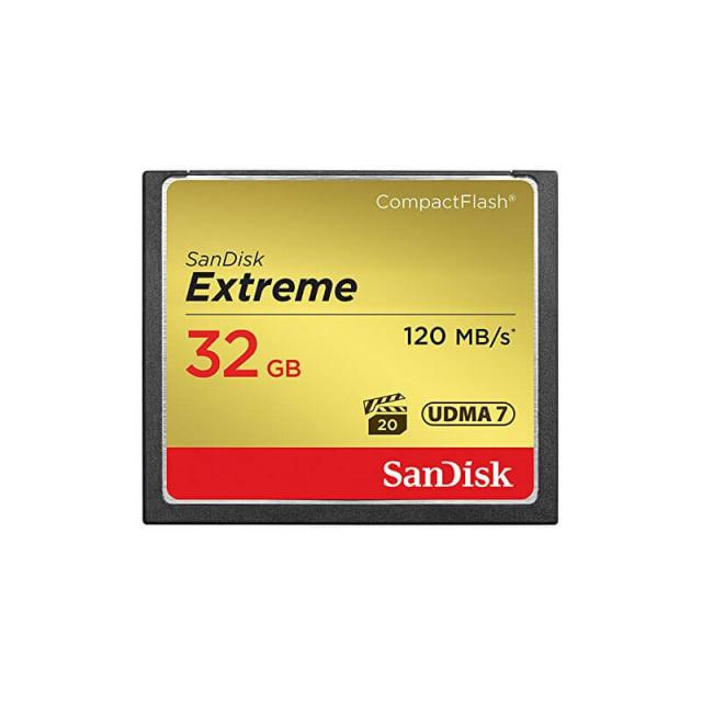 Memory card  SANDISK Extreme Compact flash, 32GB, UDMA7