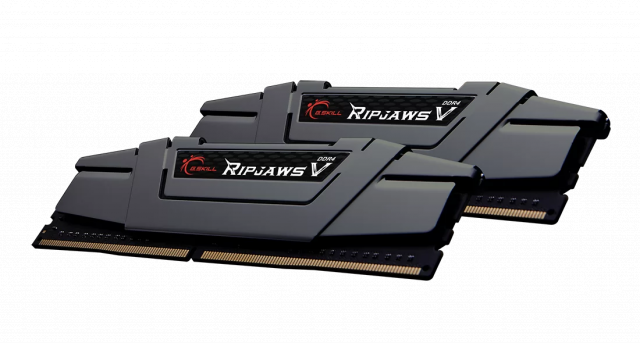 Памет G.SKILL Ripjaws V Dark Gray 16GB(2x8GB) DDR4 3200MHz F4-3200C16D-16GVGB 