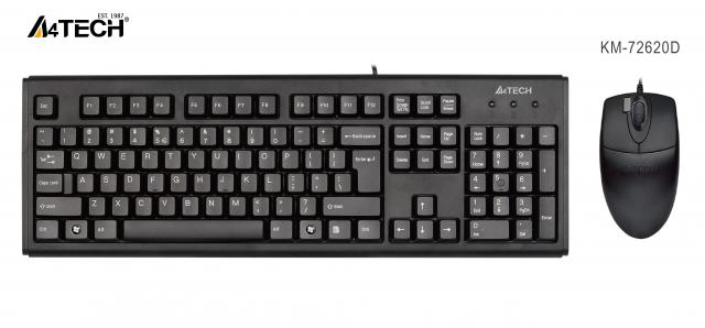 Комплект клавиатура и мишка A4TECH KM-72620 