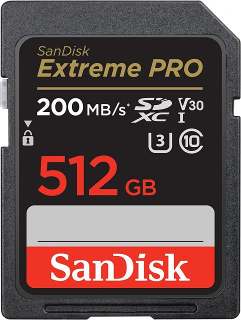Memory card  SANDISK Extreme PRO SDHC, 512GB 
