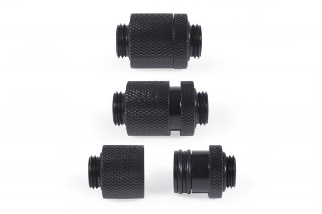 Alphacool Eiszapfen ES D-Plug 20mm G1/4 AG auf G1/4 AG - Deep Black 