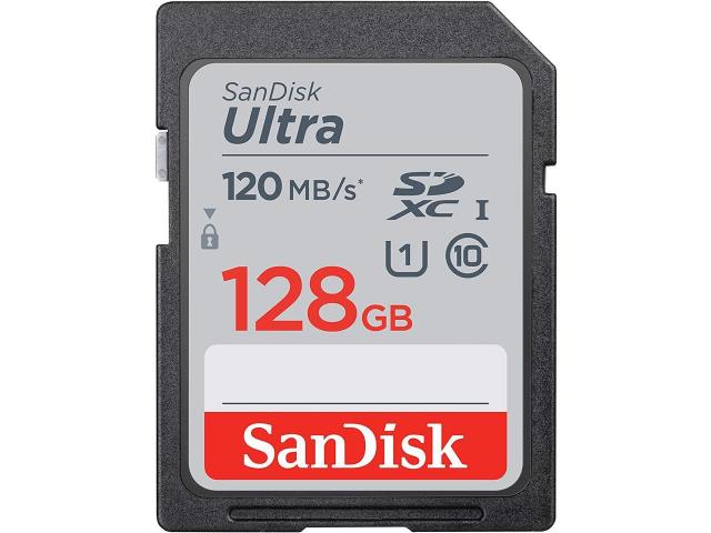 Карта памет SANDISK Ultra SDXC, 128GB 