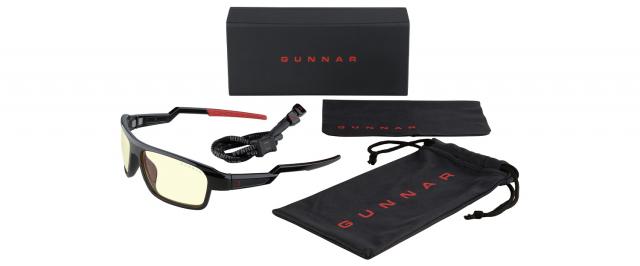 Gaming glasses GUNNAR Lightning Bolt Base Onyx, Amber 