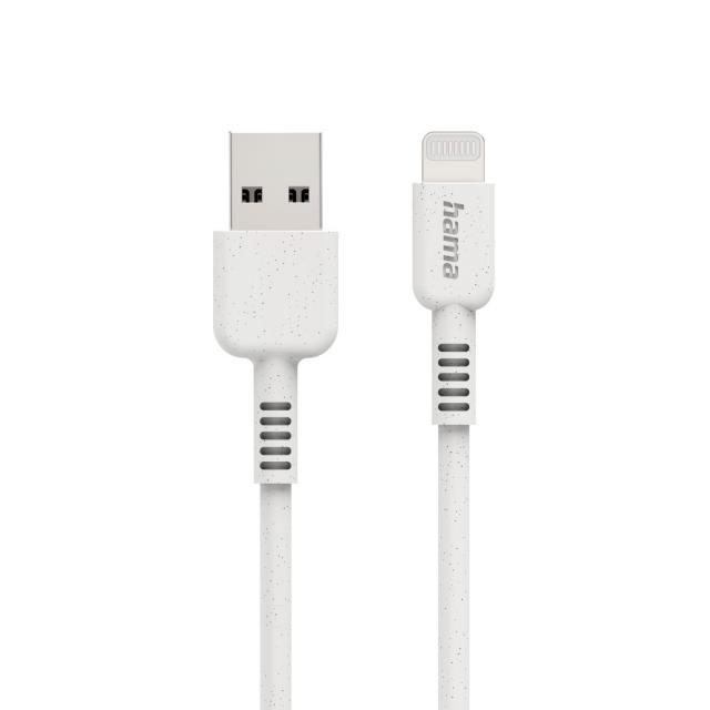 Hama "Eco" Charging Cable, USB-A - Lightning, 1 m, 187283 