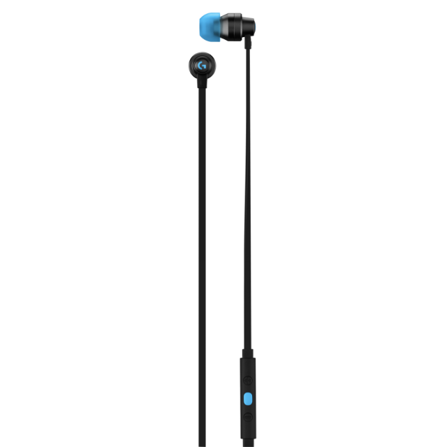 Gaming Earphone Logitech G333 In-ear, 3.5 mm + USB-C adapter 