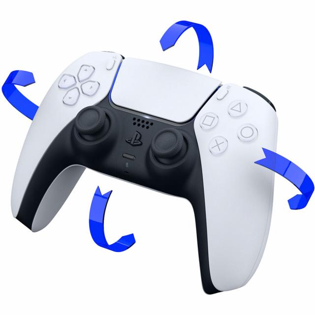 Безжичен геймпад Sony PS5 DualSense, Бял 