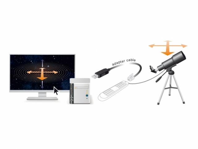 Delock USB-A male - RJ12 (RS232) for Skywatcher Telescopes, 2m 