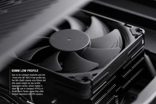 CPU Cooler Noctua NH-L9x65 chromax.black - LGA1851/1700/1200/AM5 