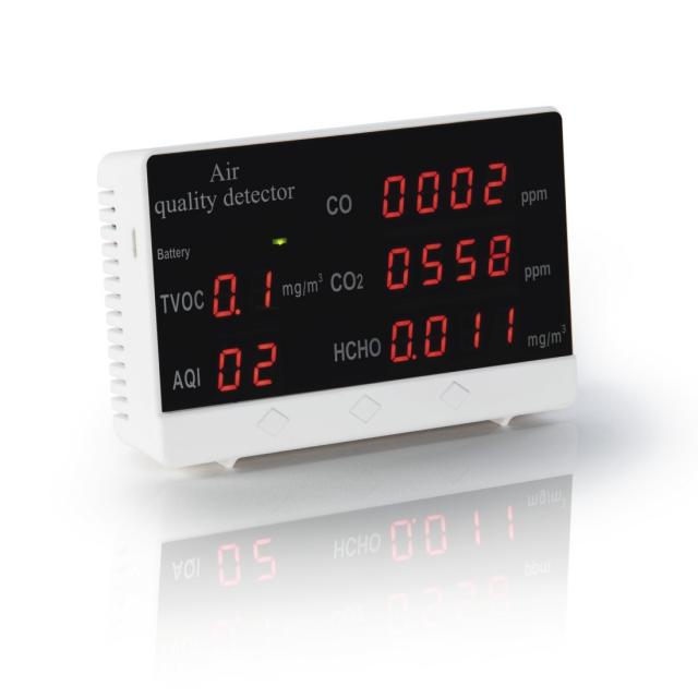 Hama Air quality detector incl. CO2, HCHO, TVOC measuring function 