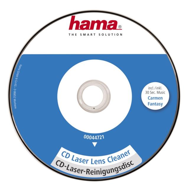 Почистващ диск за CD устройства HAMA Laser Lens cleaner 