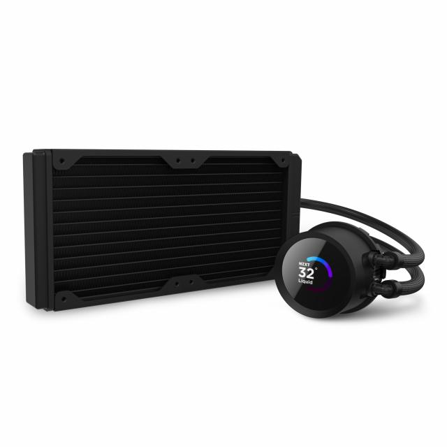 AIO Liquid Cooler NZXT Kraken 240 RGB Black, LCD Display 
