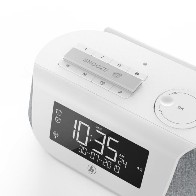 Цифрово радио Hama DR36SBT, FM/DAB/DAB+/Bluetooth, Бял 