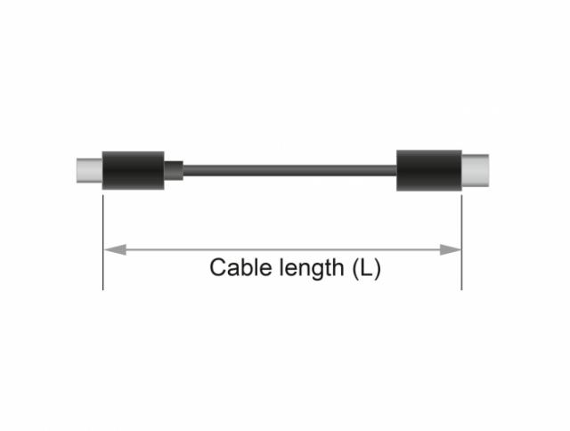 Delock DisplayPort cable 8K 60 Hz 2 m DP 8K certified 