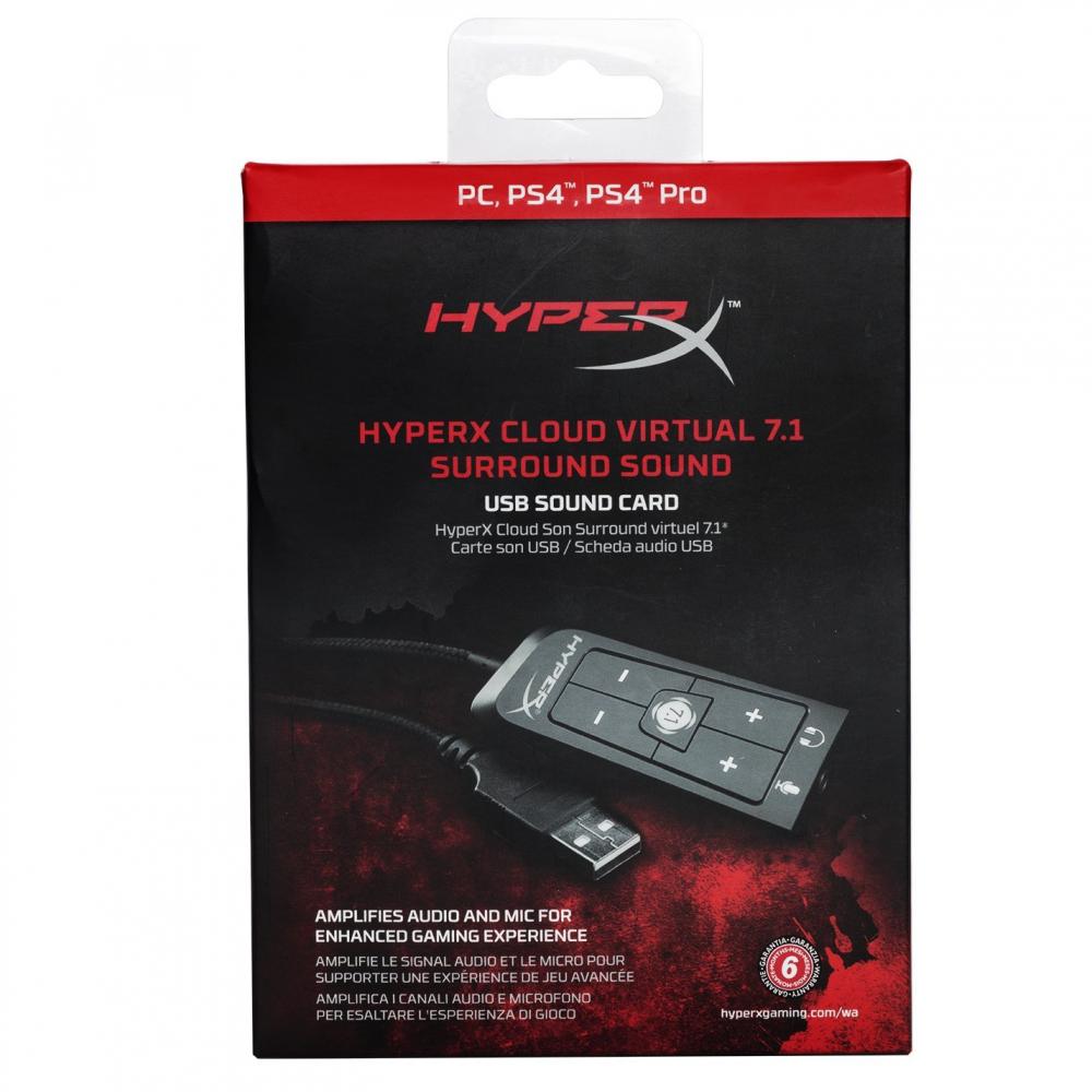 craft Beskatning Bestået Sound card Kingston HyperX Cloud Virtual 7.1 USB