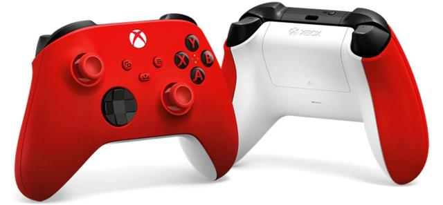 Геймърски контролер Microsoft, За Xbox, Безжичен, Червен 