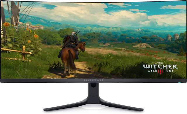 Monitor Dell Alienware AW3423DWF 34" Curved QD-OLED, WQHD 3440 x 1440 , 165Hz, 0.1ms, FreeSync